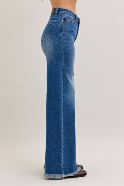 Judy Blue Karla Straight Leg Button-Fly