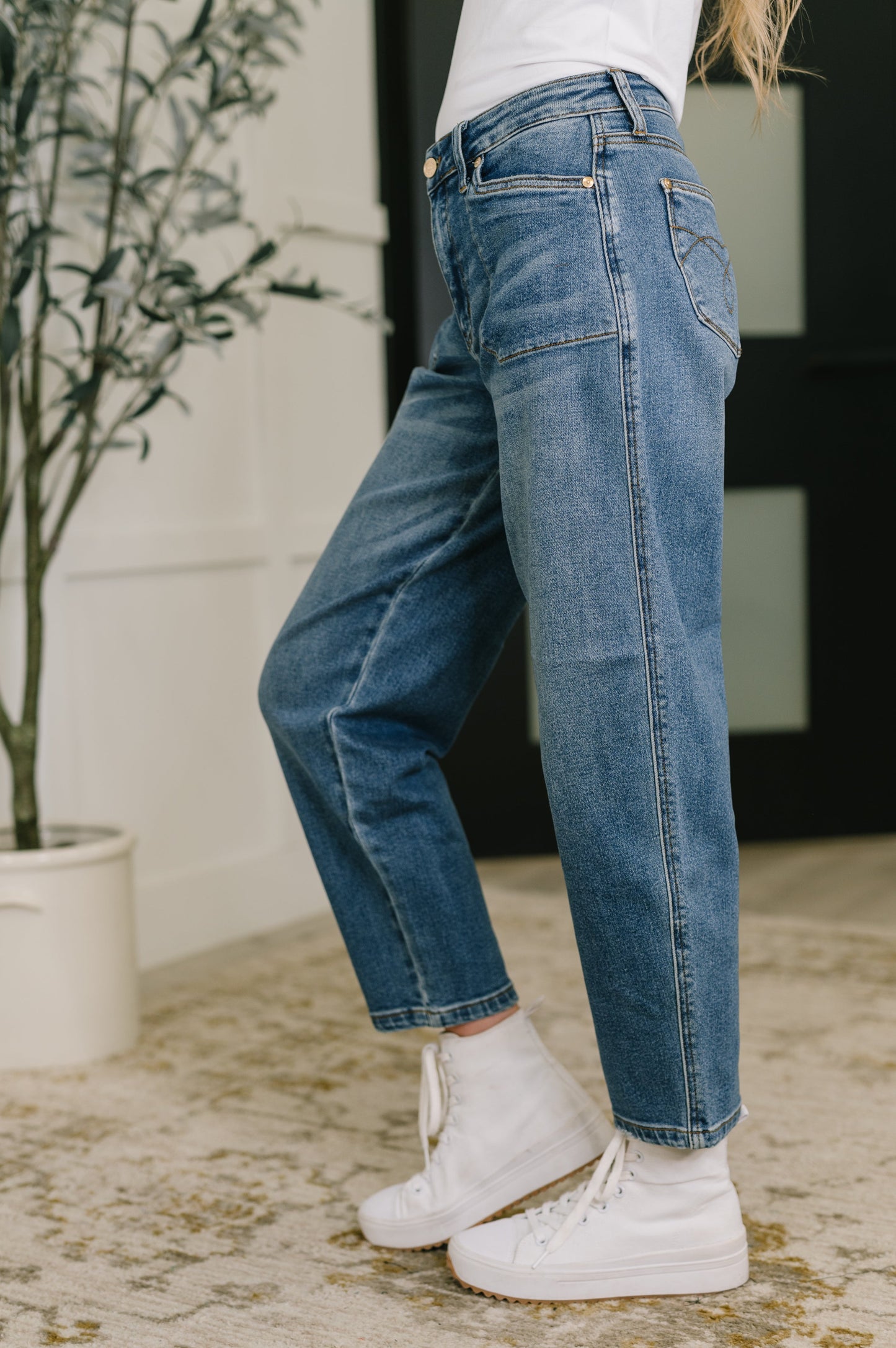 Judy Blue Bella High Waist Soft Barrel Stitch
