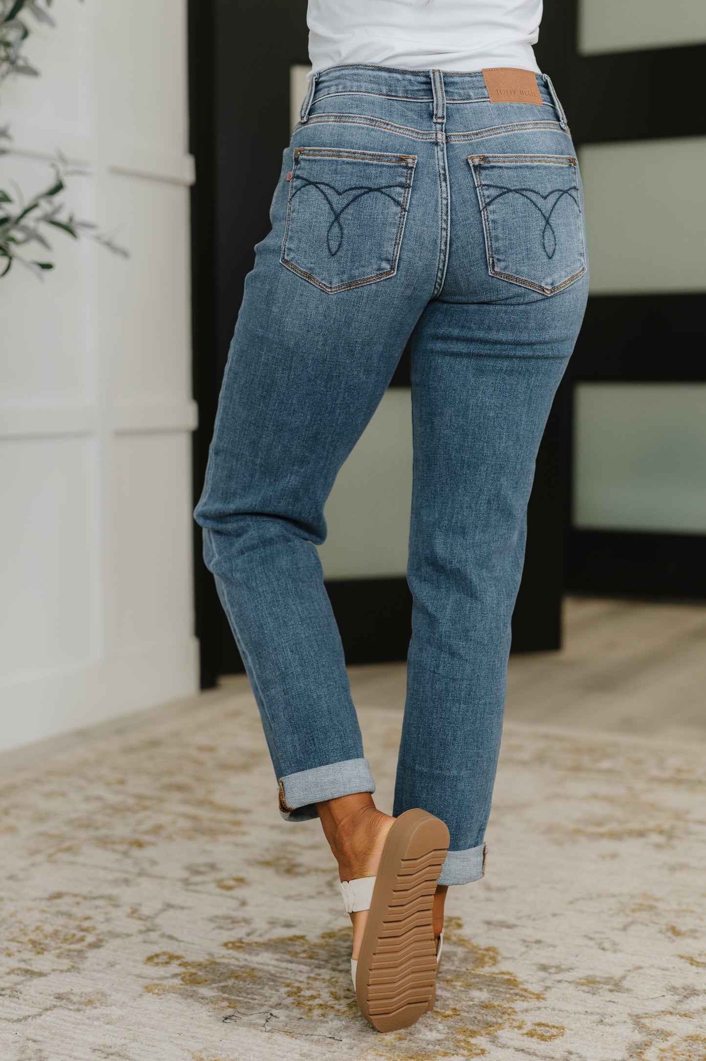 Judy Blue Colette Boyfriend Classic Cuffed