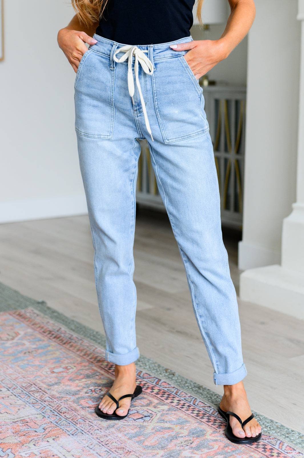 Judy Blue Cooper High Rise Denim Jogger