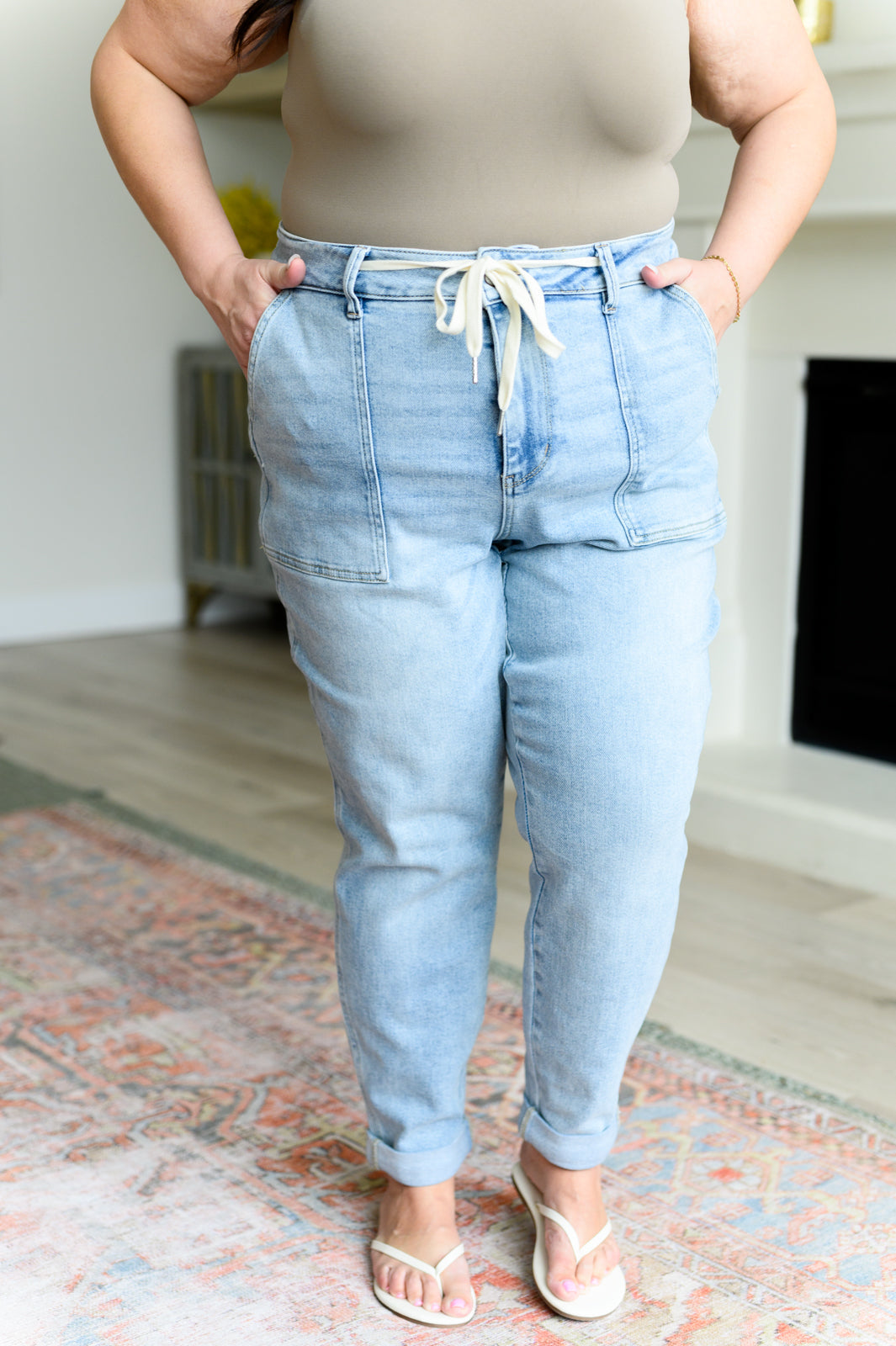 Judy Blue Cooper High Rise Denim Jogger