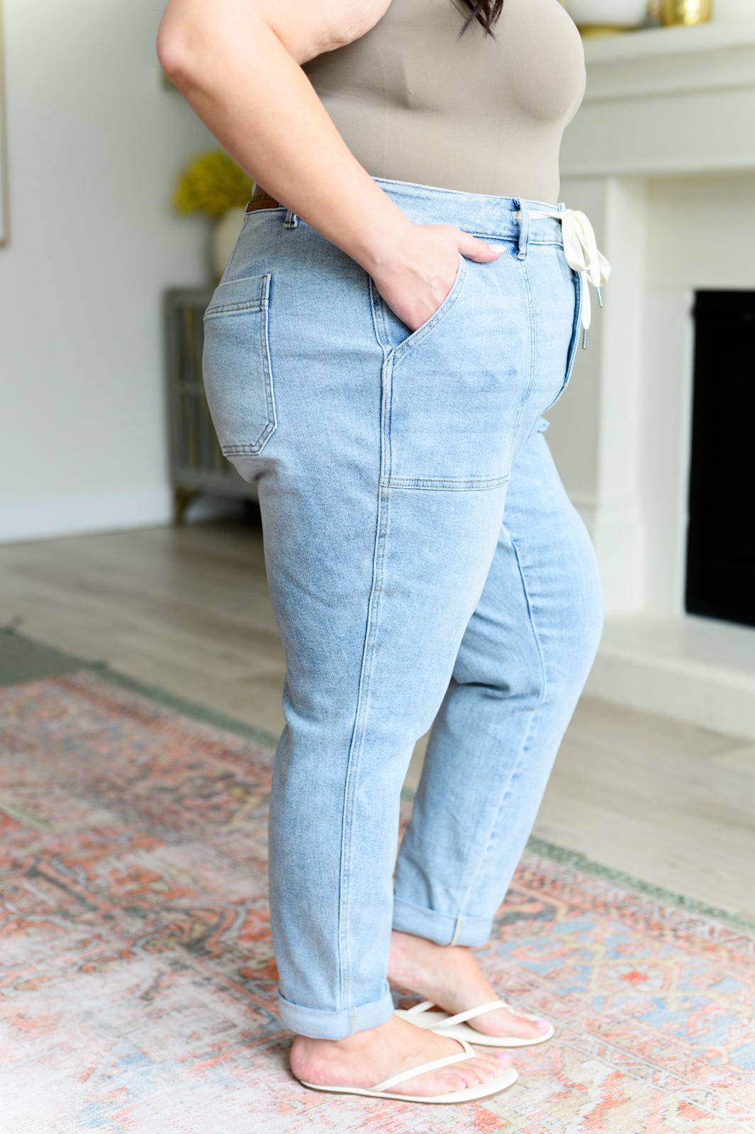 Judy Blue Cooper High Rise Denim Jogger