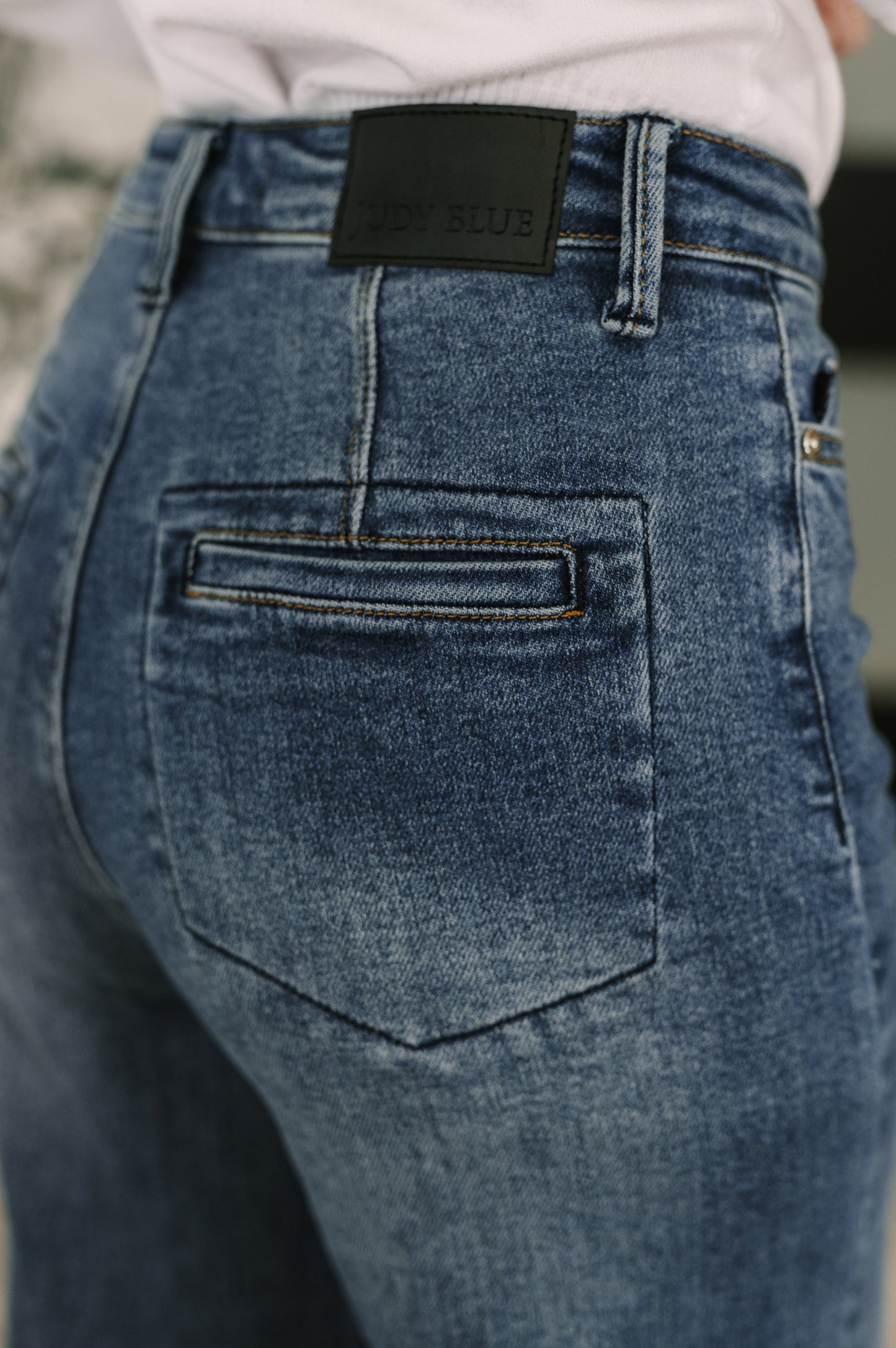 Judy Blue Karla Straight Leg Button-Fly