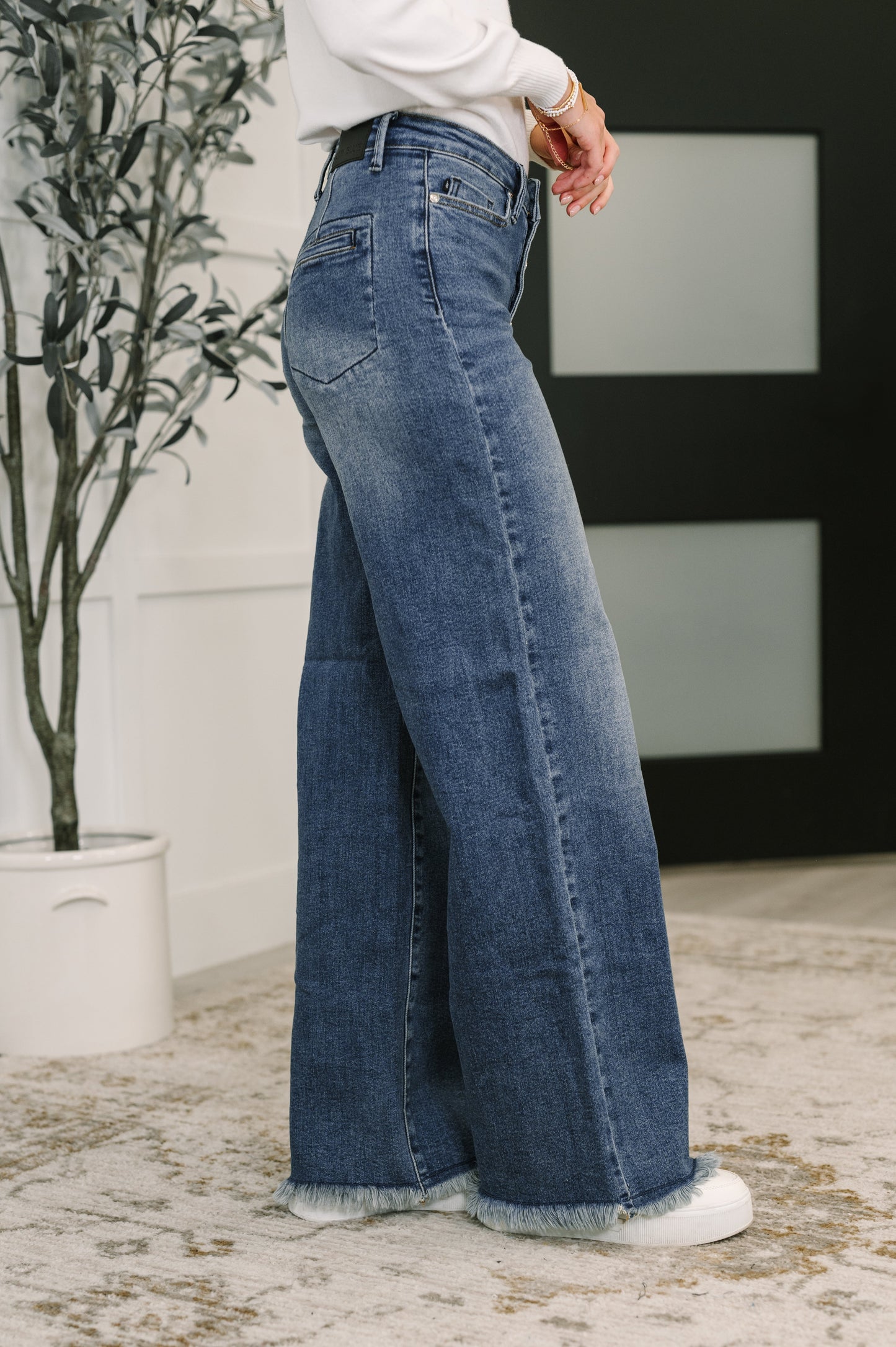 Judy Blue Karla Straight Leg Button-Fly