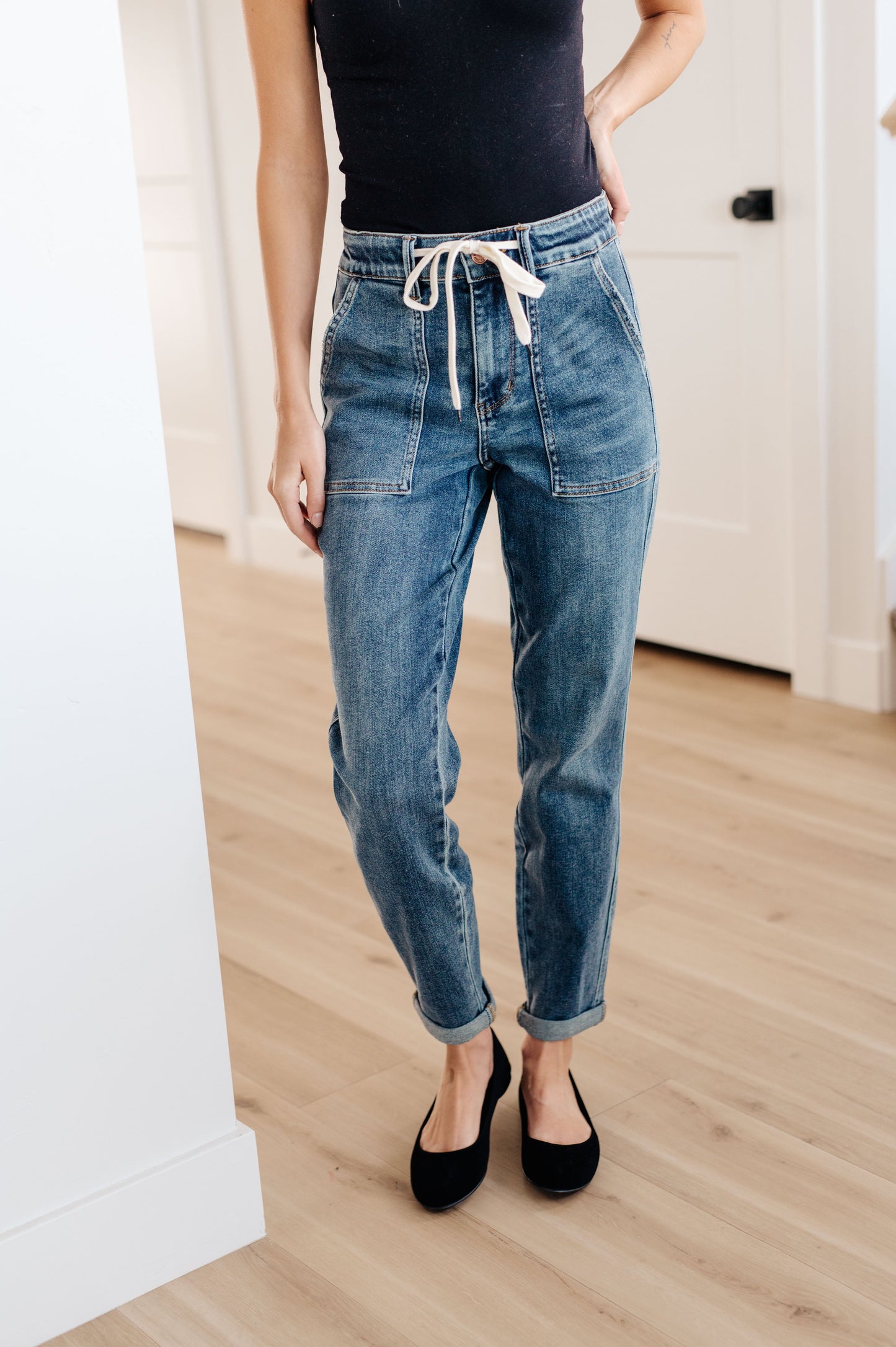 Judy Blue Payton Pull On Denim Joggers