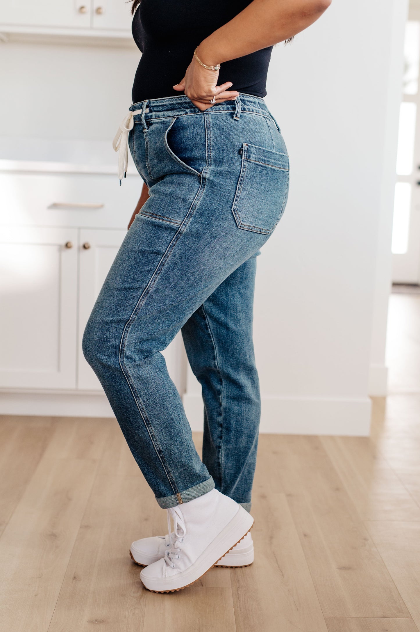 Judy Blue Payton Pull On Denim Joggers