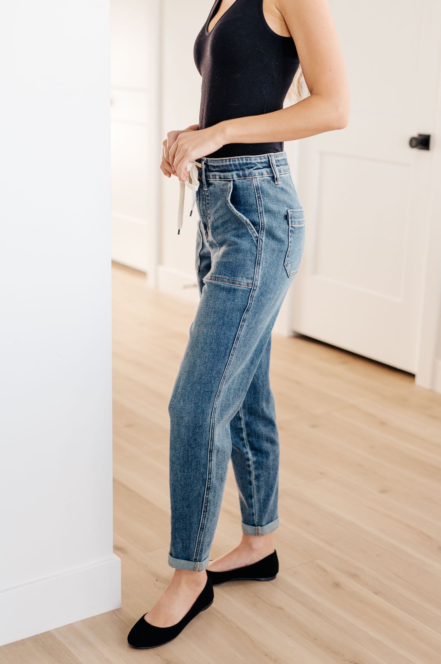 Judy Blue Payton Pull On Denim Joggers