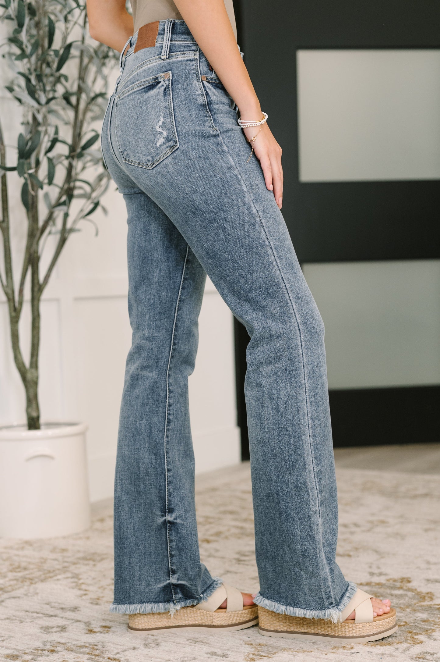 Judy Blue Robin Bootcut with Fray Hem