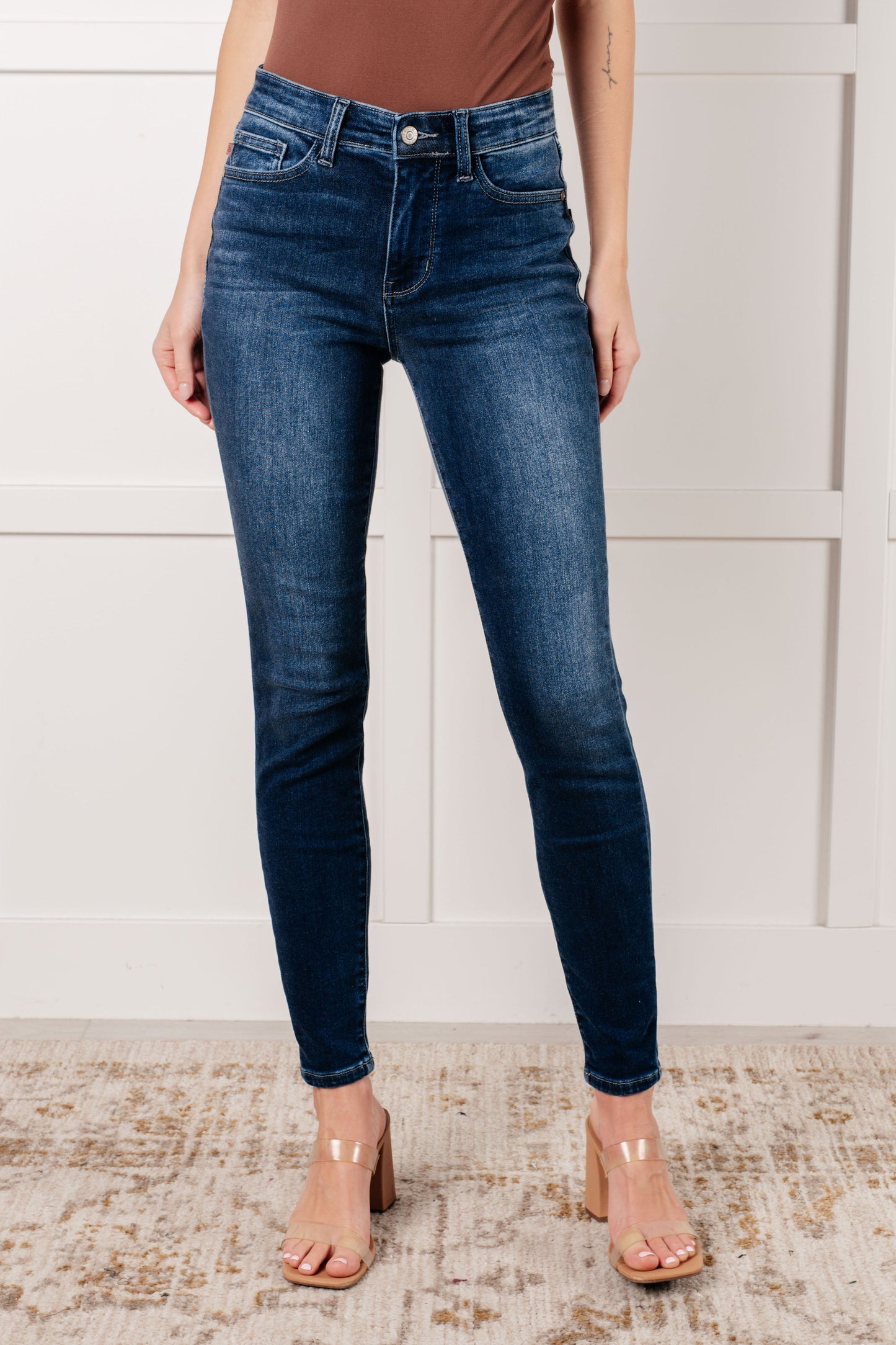 Judy Blue Skylar Thermal Vintage Skinny Jean