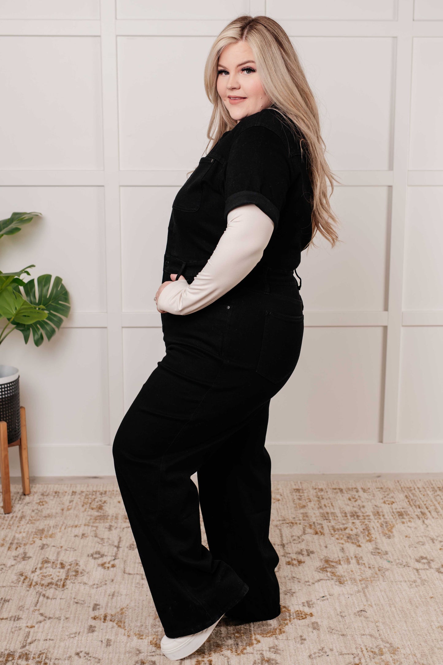 Judy Blue Tilda Control Top Denim Jumpsuit