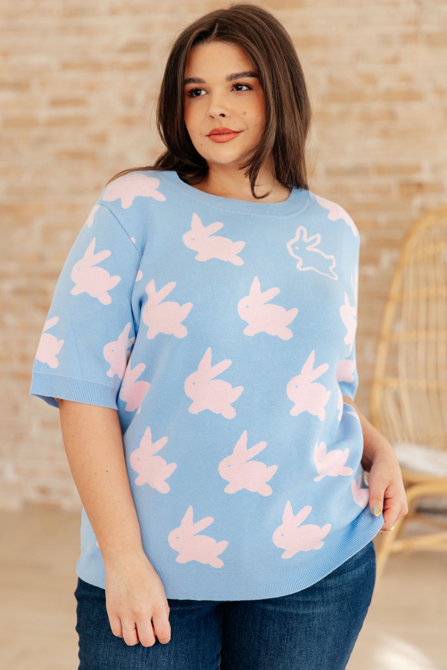 Miss Cottontail Half Sleeve Sweater