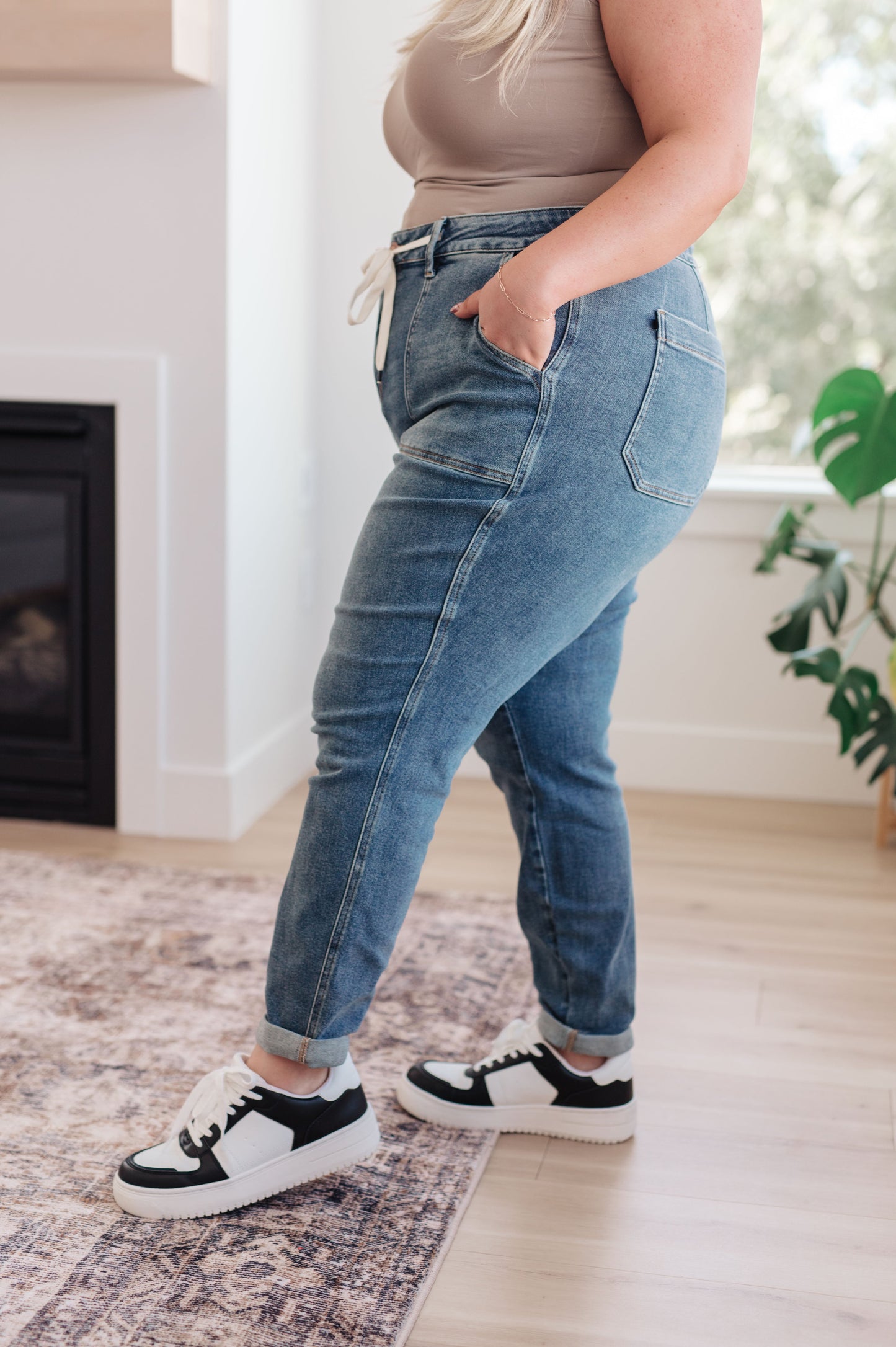 Judy Blue Payton Pull On Denim Joggers