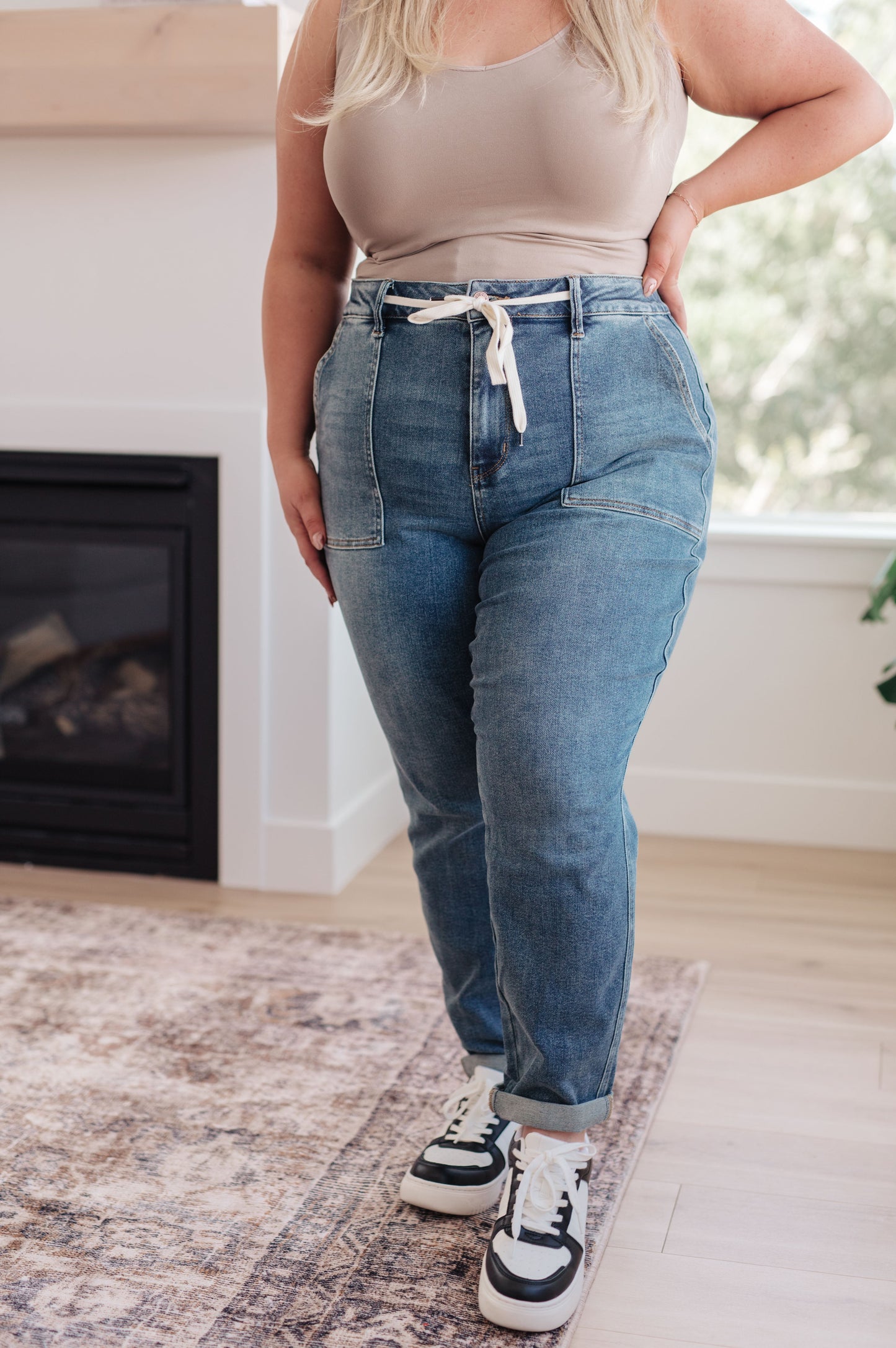 Judy Blue Payton Pull On Denim Joggers