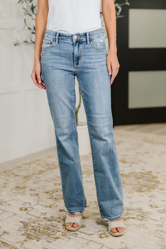 Judy Blue Lorena Vintage Wash Bootcut Jeans