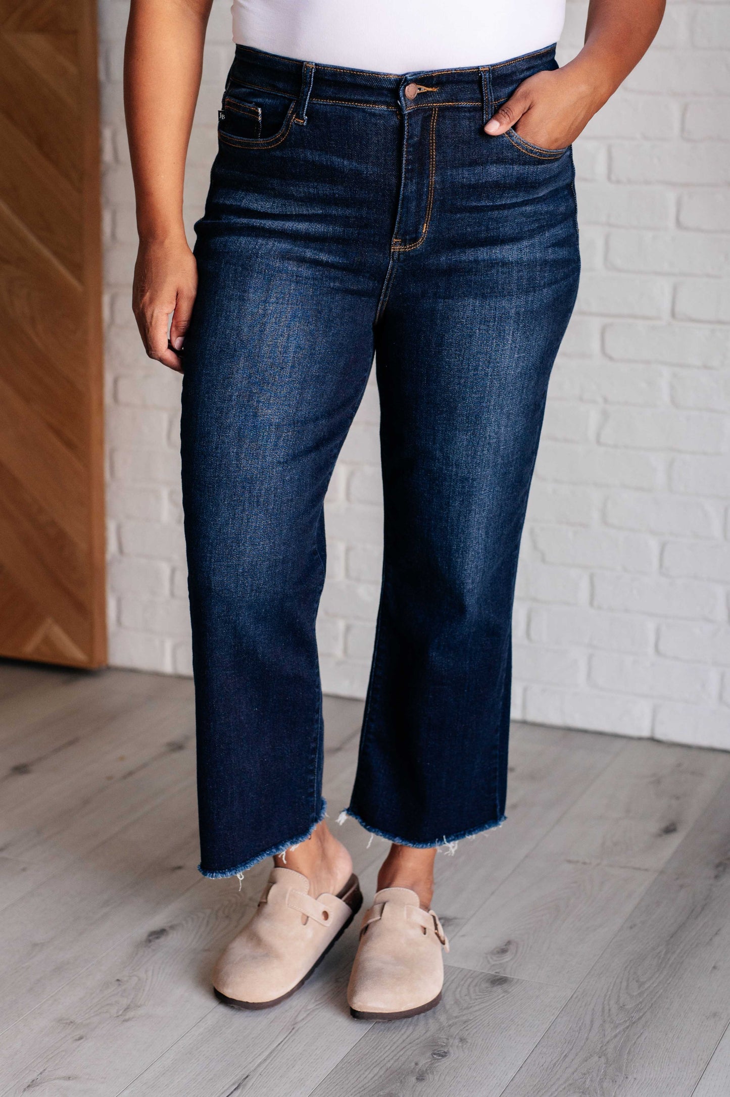 Judy Blue Madeline High Rise Wide Leg Jeans