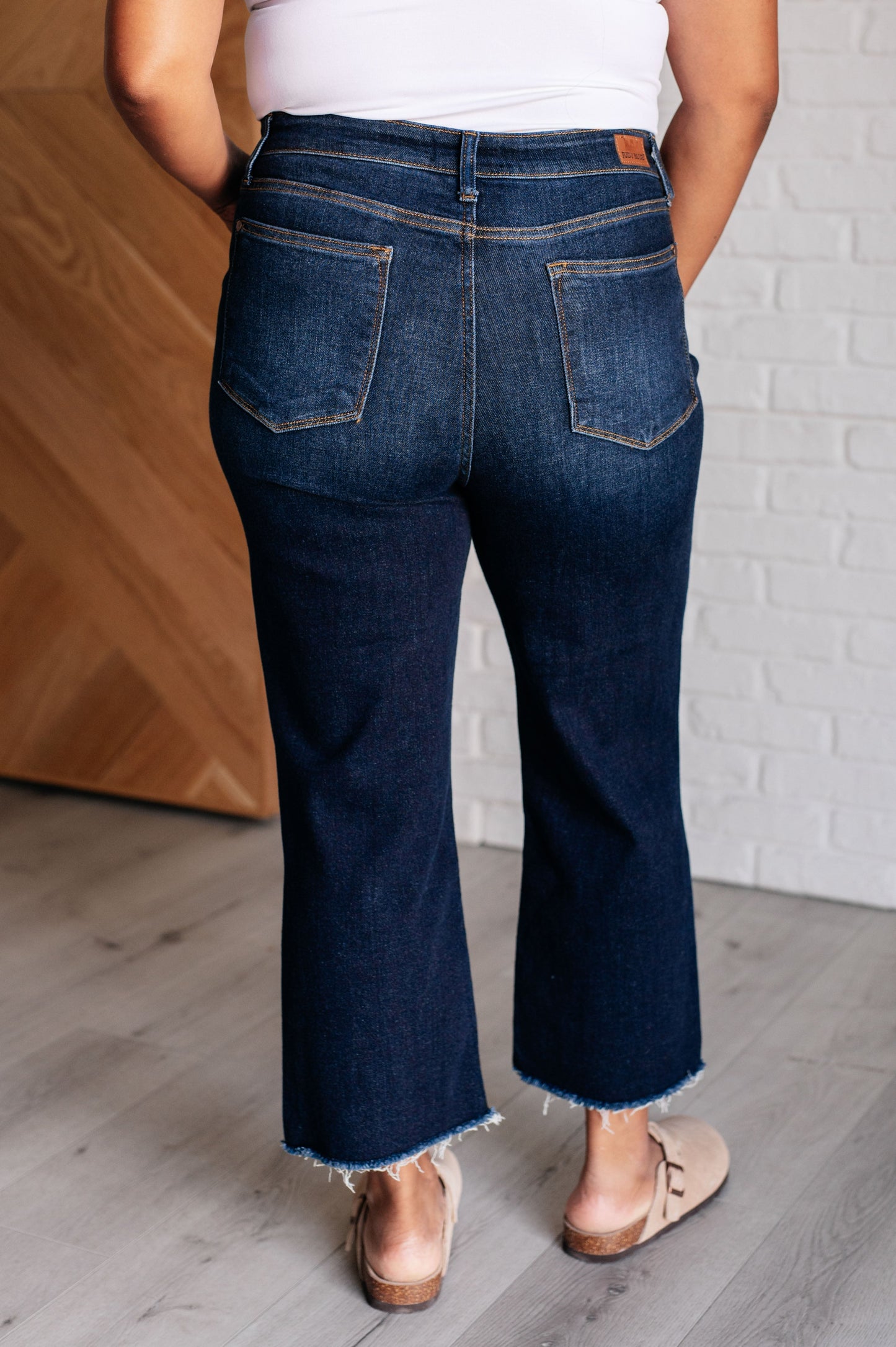 Judy Blue Madeline High Rise Wide Leg Jeans