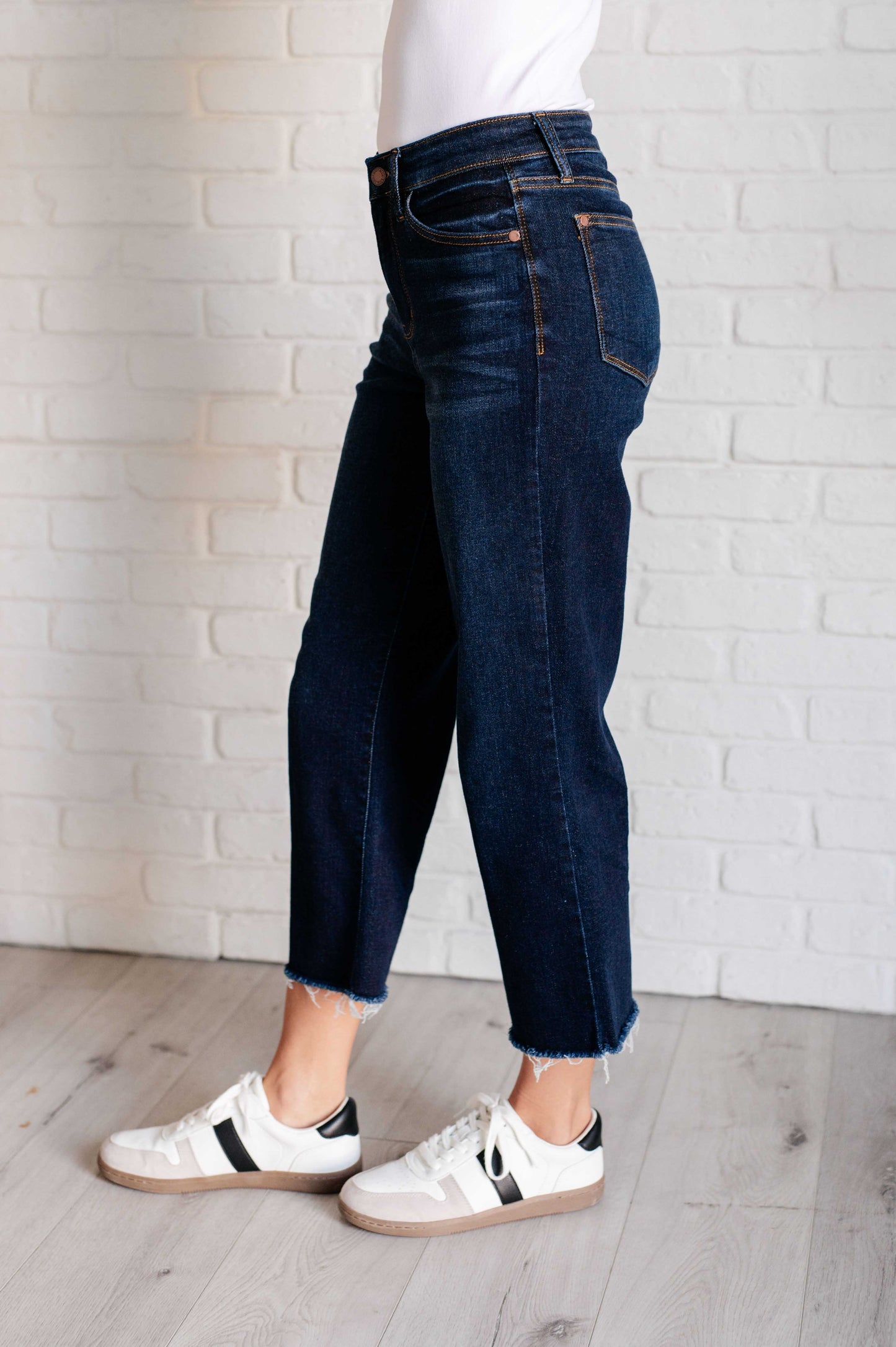 Judy Blue Madeline High Rise Wide Leg Jeans