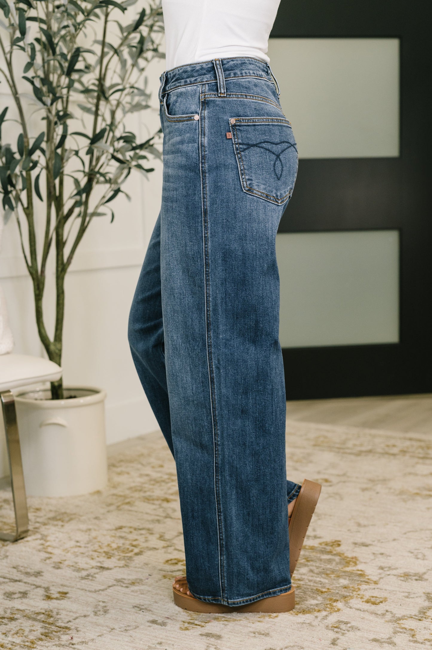 Judy Blue Marie High Waist Wilhelmina Baggy Jeans