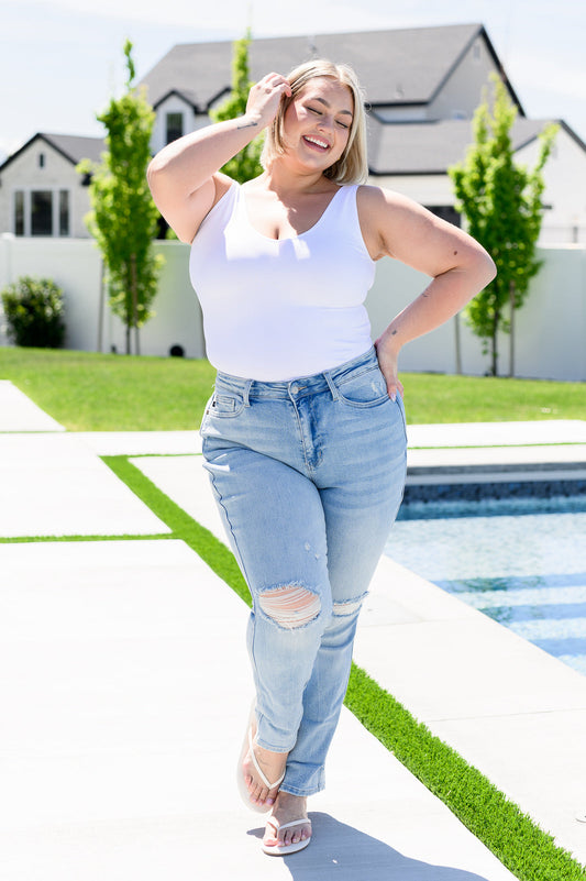 Judy Blue Sam Star Pocket Boyfriend Jeans
