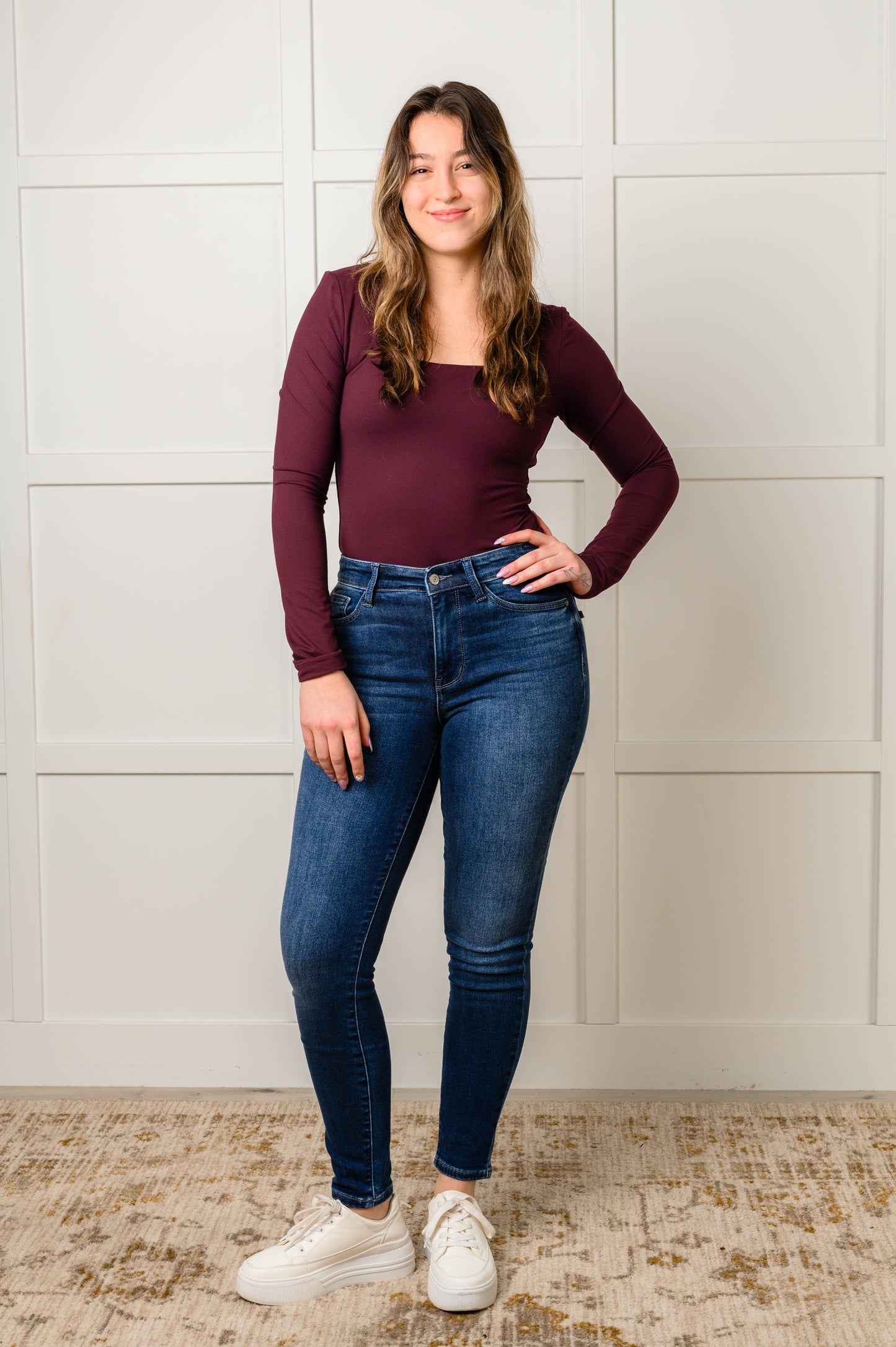 Judy Blue Skylar Thermal Vintage Skinny Jean