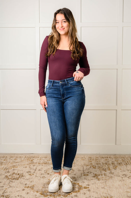 Judy Blue Skylar Thermal Vintage Skinny Jean