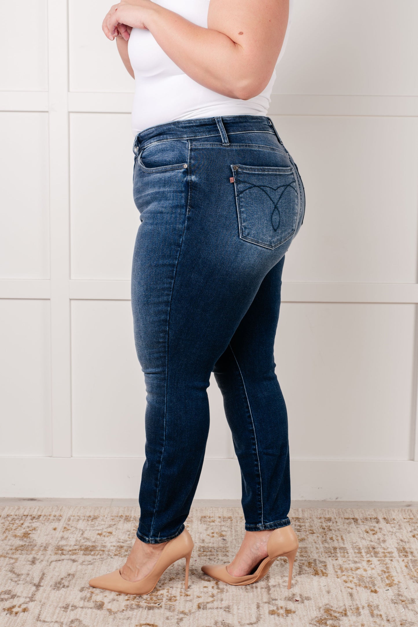 Judy Blue Skylar Thermal Vintage Skinny Jean