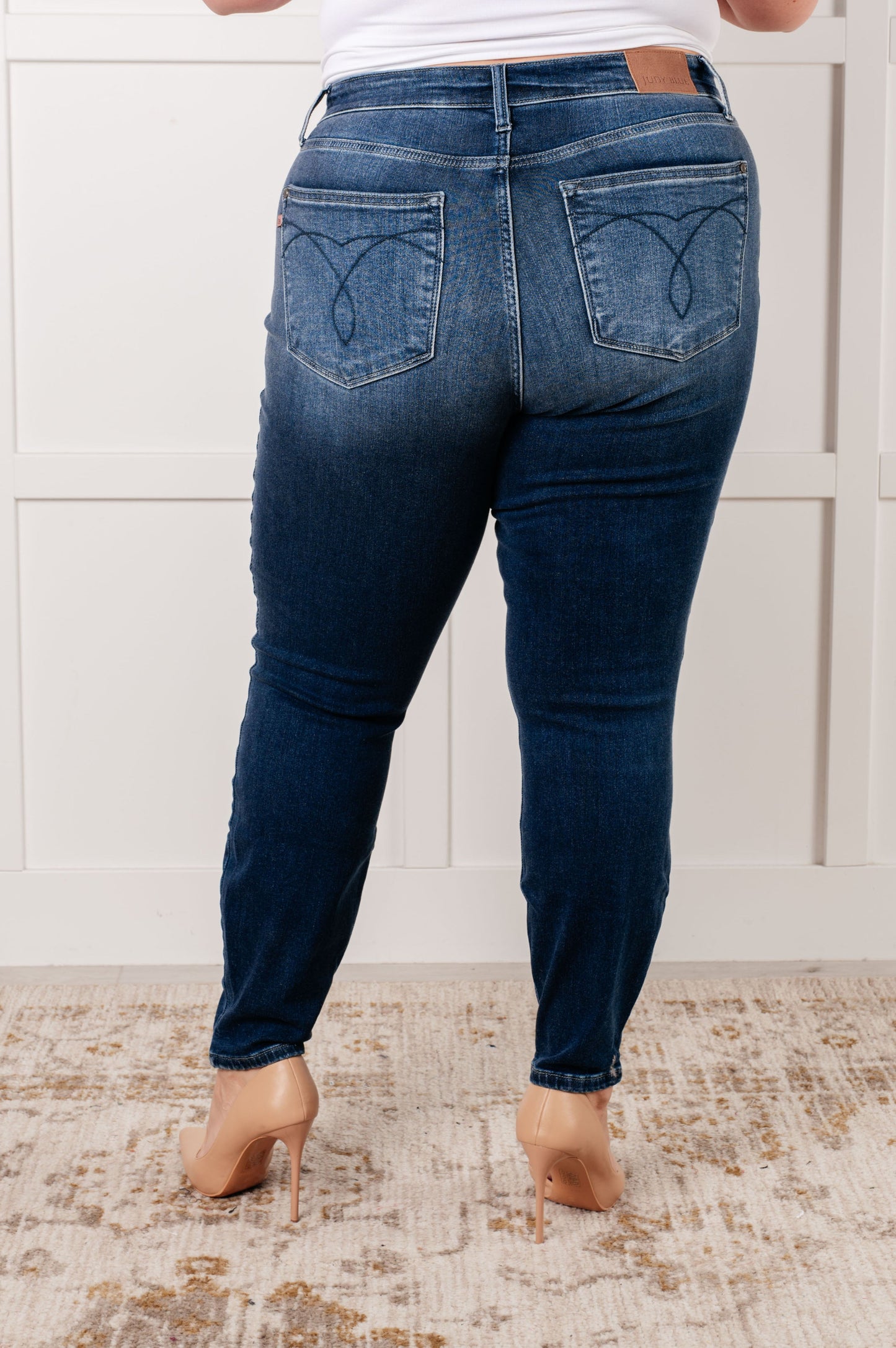 Judy Blue Skylar Thermal Vintage Skinny Jean