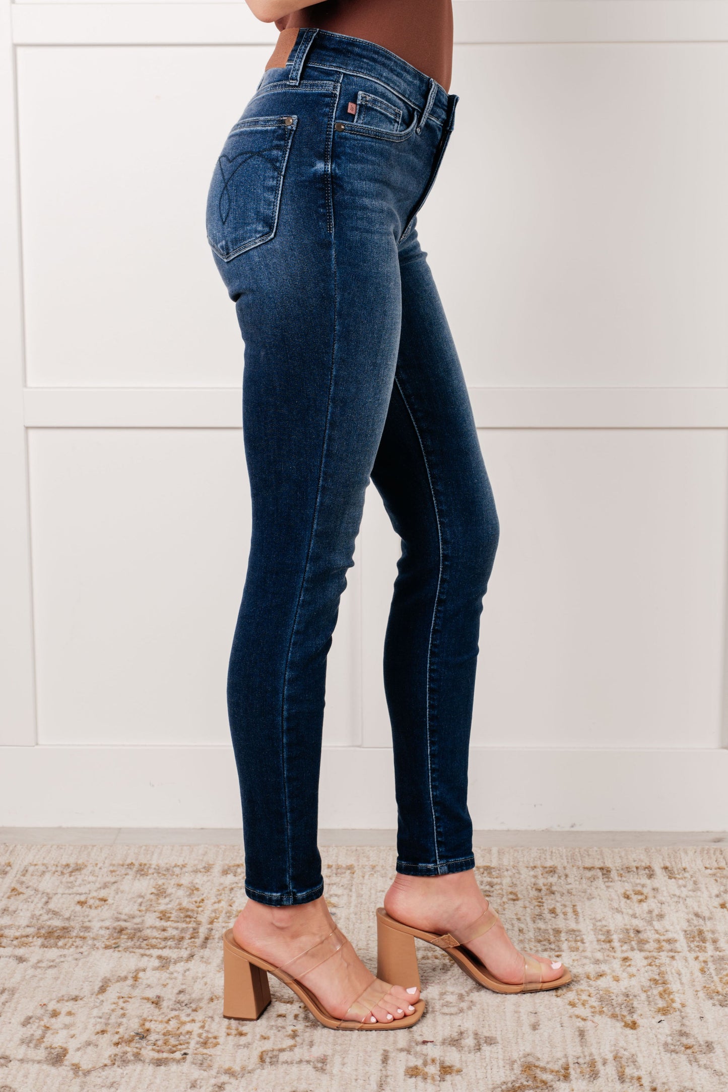 Judy Blue Skylar Thermal Vintage Skinny Jean