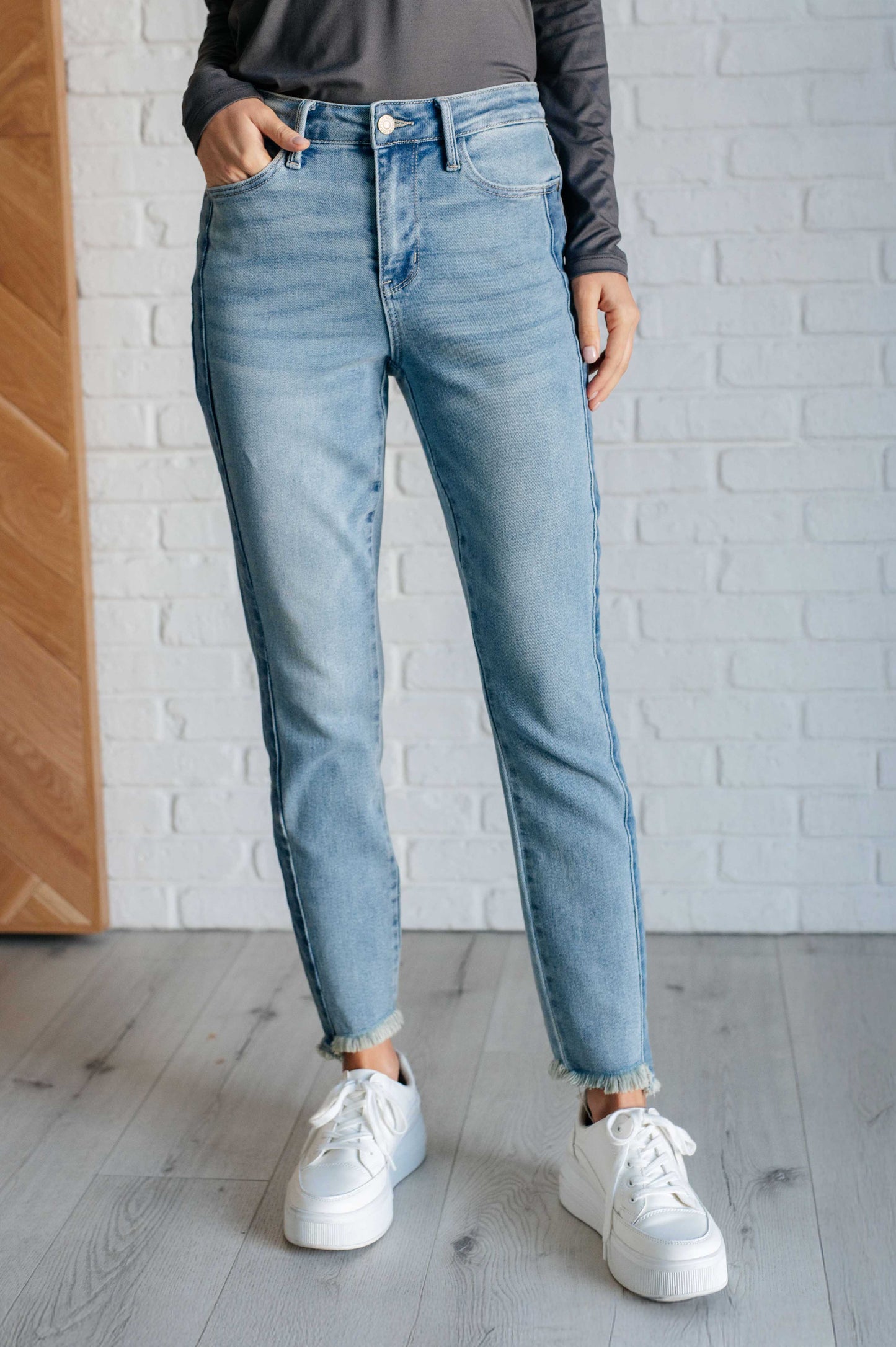 Judy Blue Susan Side Panel Detail Slim Jeans