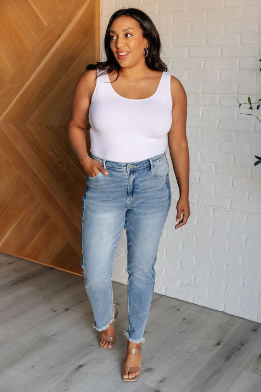 Judy Blue Susan Side Panel Detail Slim Jeans