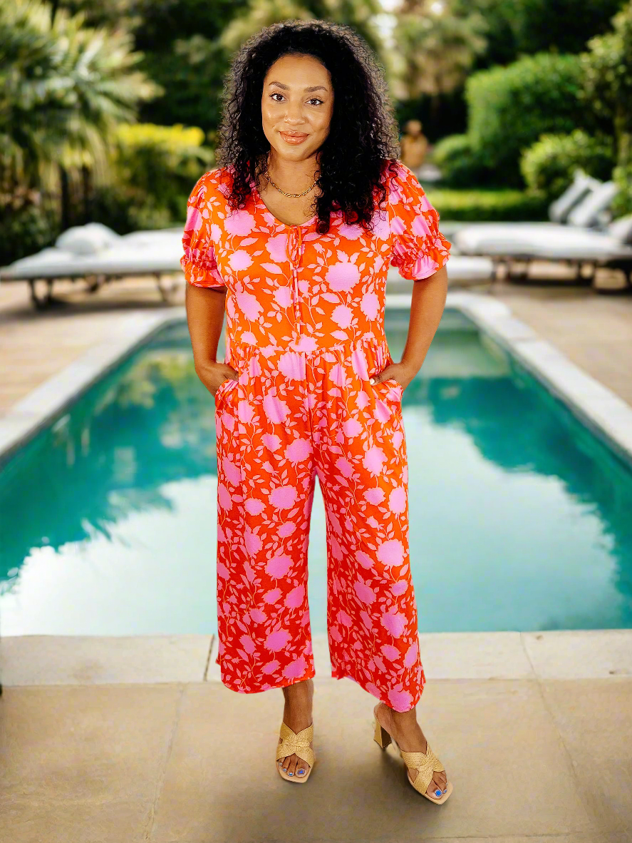 She's got Mojo Puff Sleeve Jumpsuit