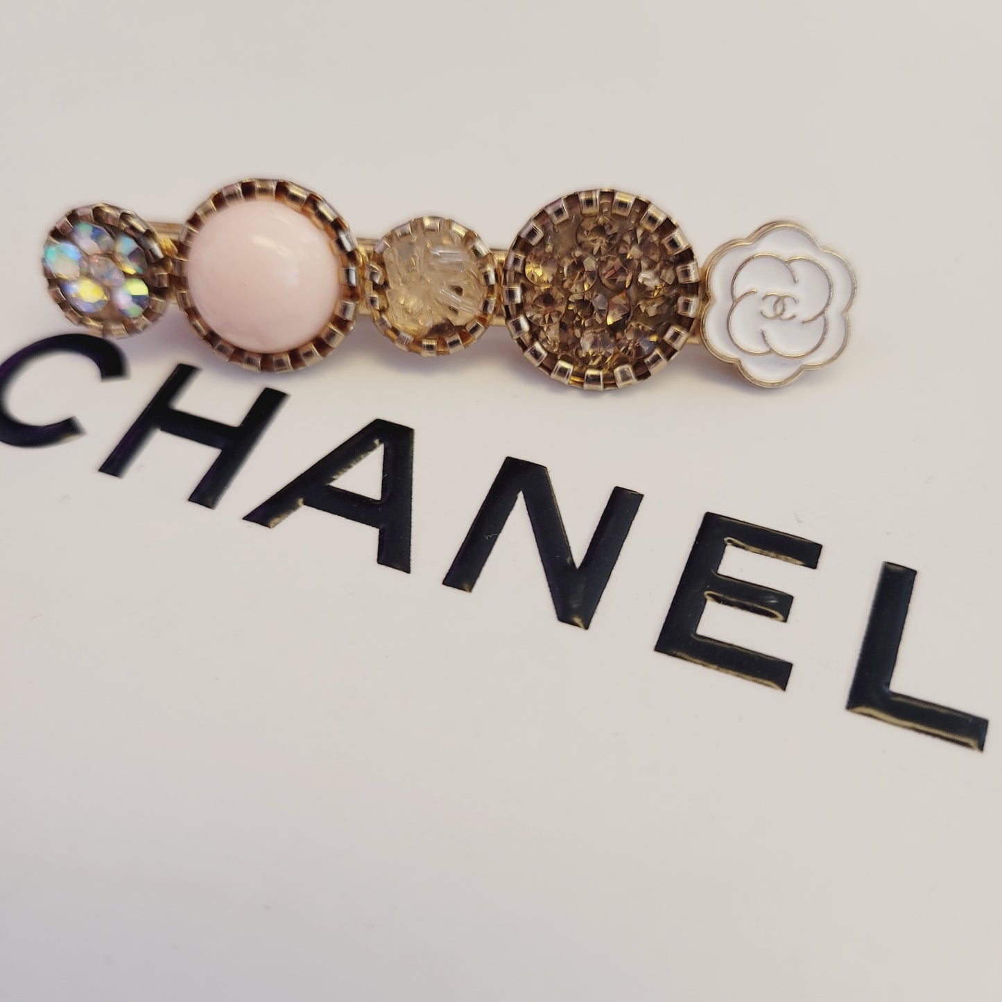 Upcycled Chanel Hair Clip